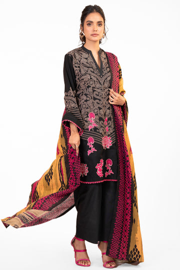 Alkaram FW-08-22-Black Winter Collection 2022 Online Shopping